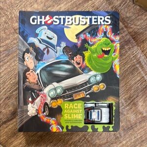 Ghostbusters Race Against Slime Book with Toy